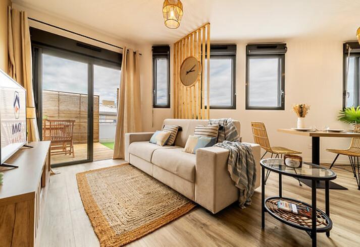 T2 vue panoramique - Le Patio T2 vue panoramique - Le Patio