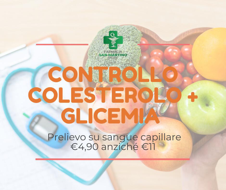 Controllo colesterolo + glicemia