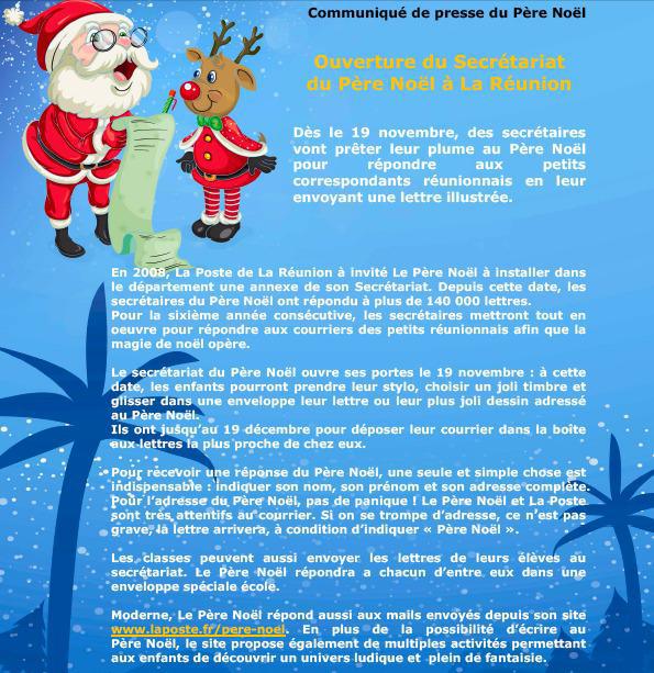 Les Enfants Peuvent Ecrire Au Pere Noel A Partir Du 19 Novembre