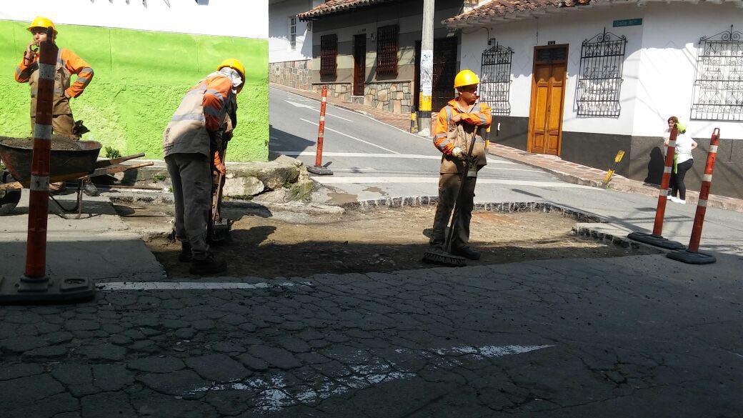 PARCHEO DE HUECOS POR ALGUNOS SITIOS DE SAN ANTONIO DE PRADO