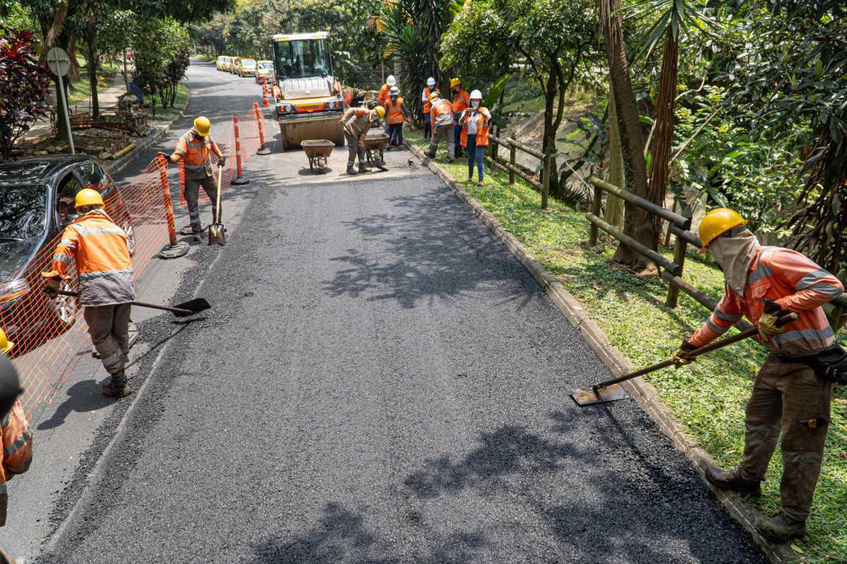 Más de 2.250 huecos fueron intervenidos en vías de Medellín durante el primer trimestre de 2022