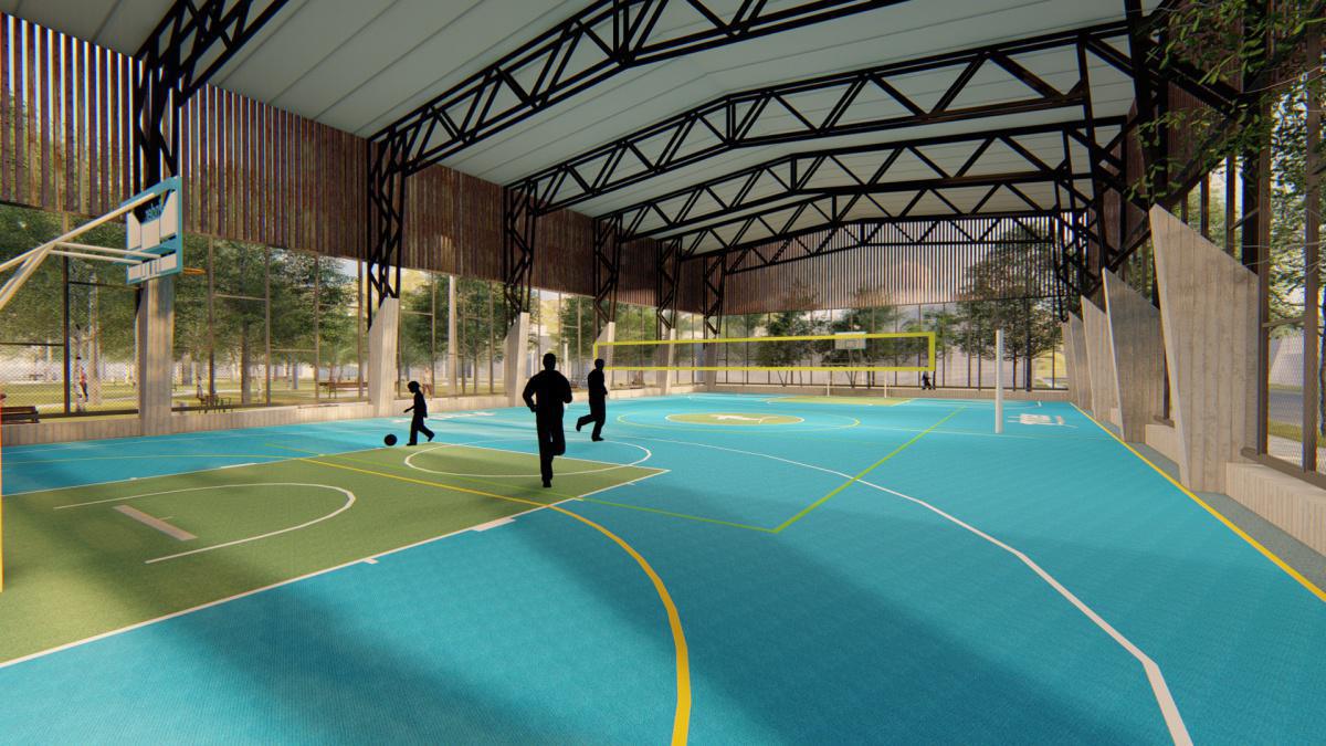 Más de 1.600 personas se beneficiarán con la construcción de la cubierta del escenario Cuatro Vientos, en Los Colores