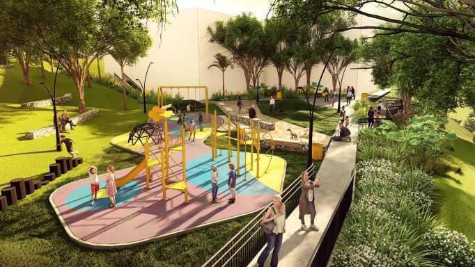 En el barrio Tricentenario celebran la renovación de cinco parques que beneficiarán a 10.000 habitantes