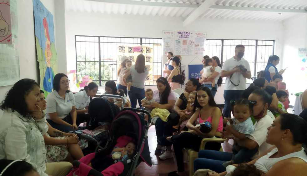 Bello celebra la semana de la lactancia materna Bello celebra la semana de la lactancia materna