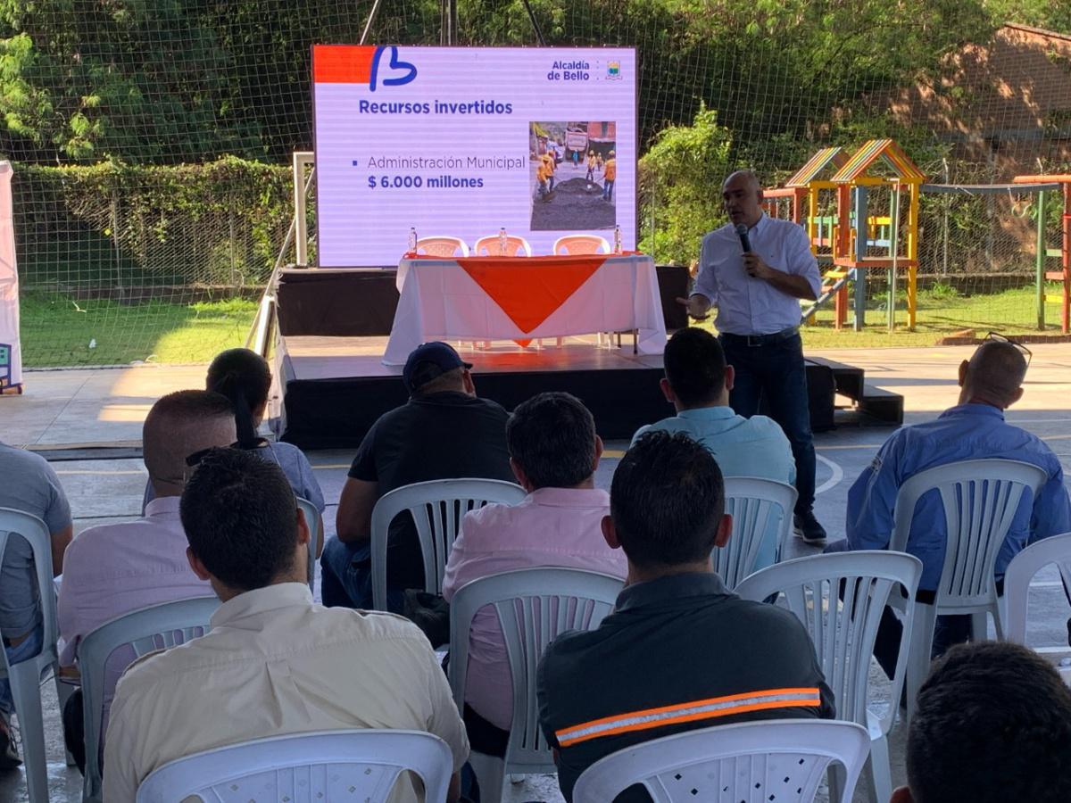 Alcaldía de Bello y transporte público trabajan de la mano en beneficio de la movilidad en la ciudad