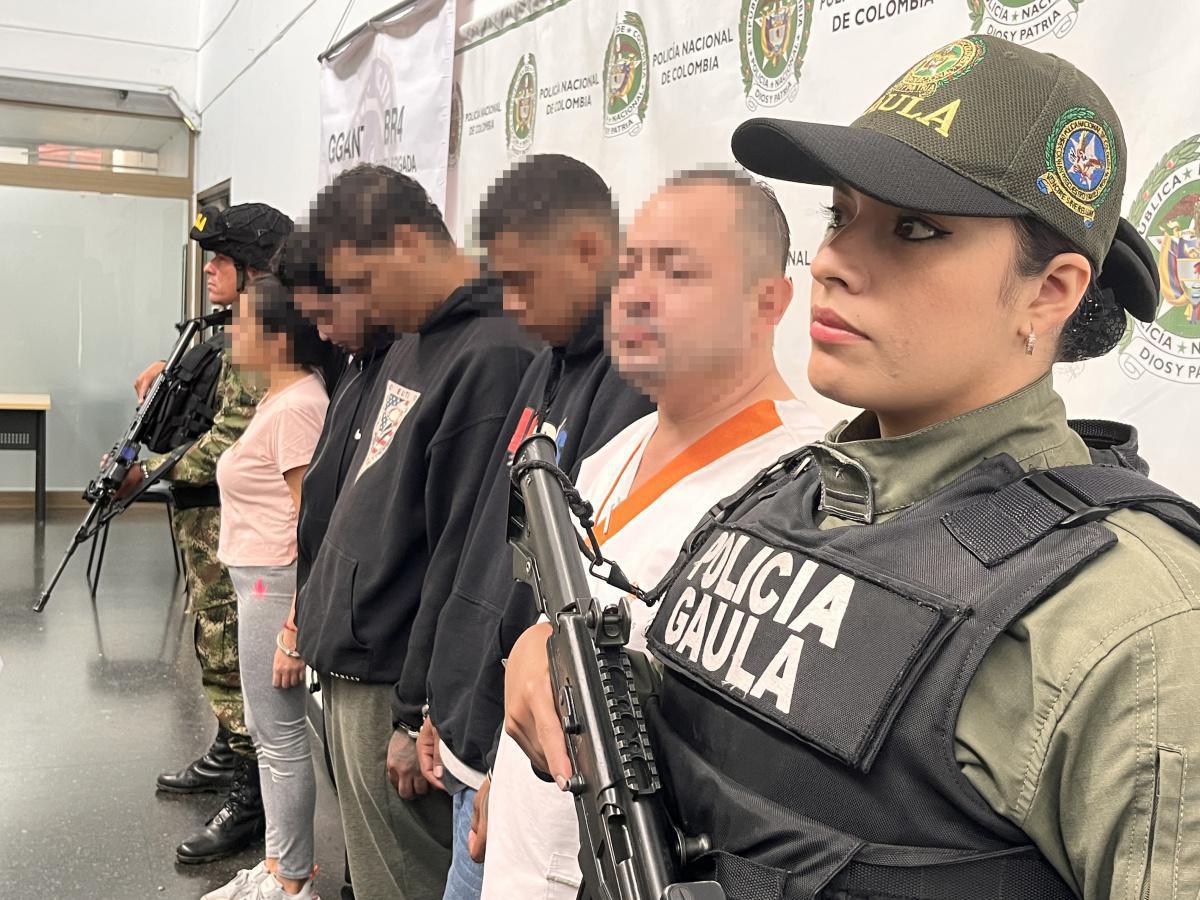 Con ocho capturas se da nuevo golpe a la extorsión en Medellín