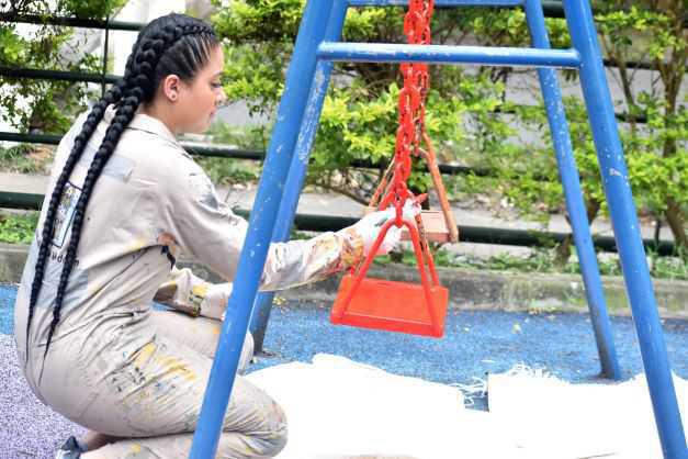 Guayabal se embellece con la intervención de espacios y el mantenimiento de jardines