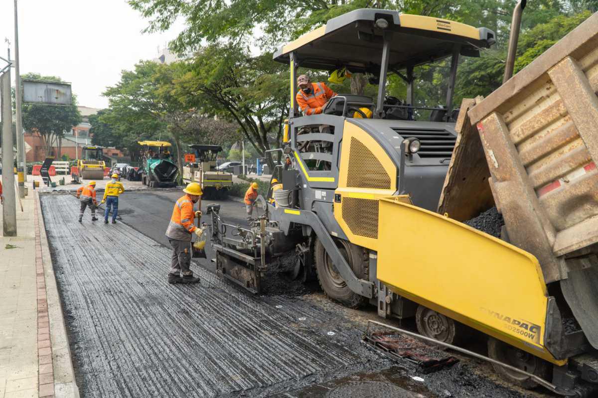 En Medellín fue repavimentada la primera vía utilizando plástico reciclado