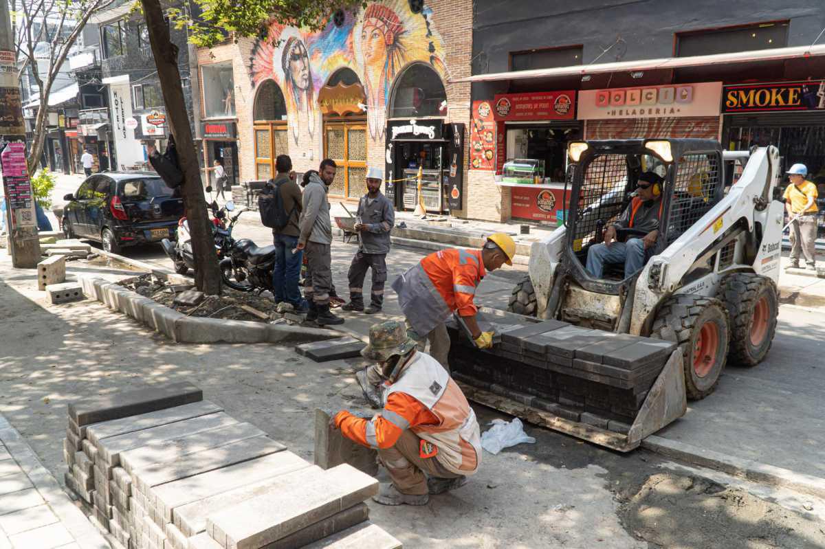Los trabajos en el parque Lleras avanzan en un 70 % y algunos espacios ya están terminados Los trabajos en el parque Lleras avanzan en un 70 % y algunos espacios ya están terminados
