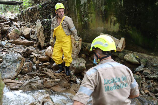 Con aumento de presupuesto en un 60 % este año, Medellín mitiga los riesgos de emergencias en las quebradas