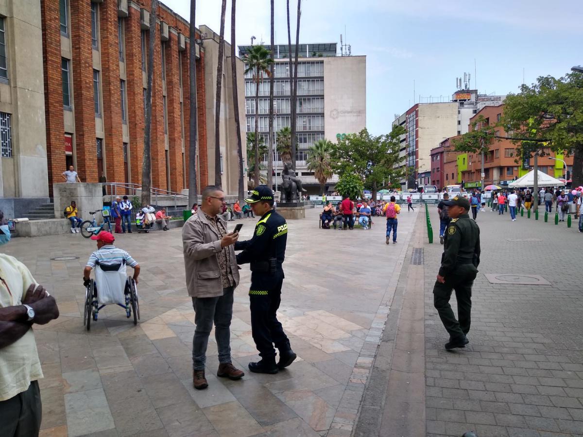 Plaza de Botero sigue con cero delitos de alto impacto durante la intervención especial 