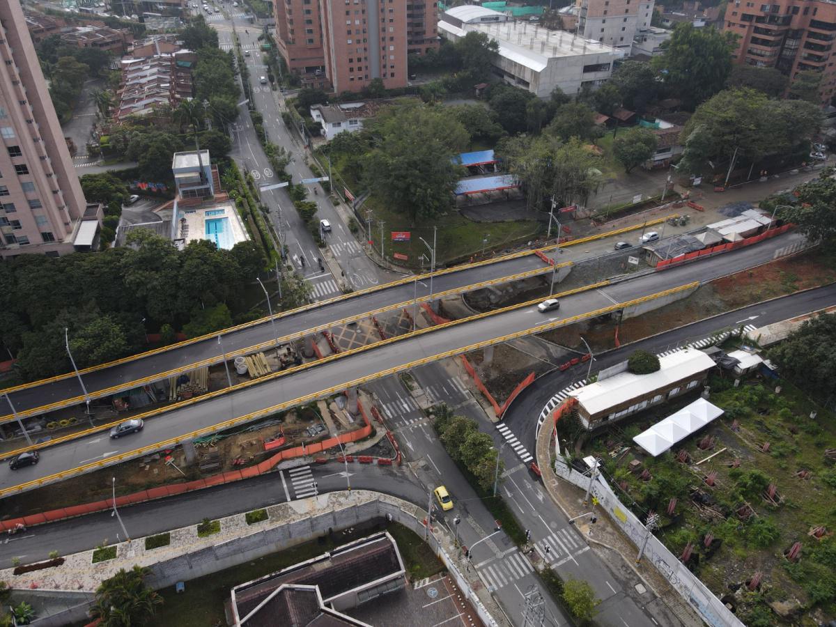 Para avanzar en la obra de valorización de Los Parra, se tendrán cierres parciales en la calle 1 sur en El Poblado