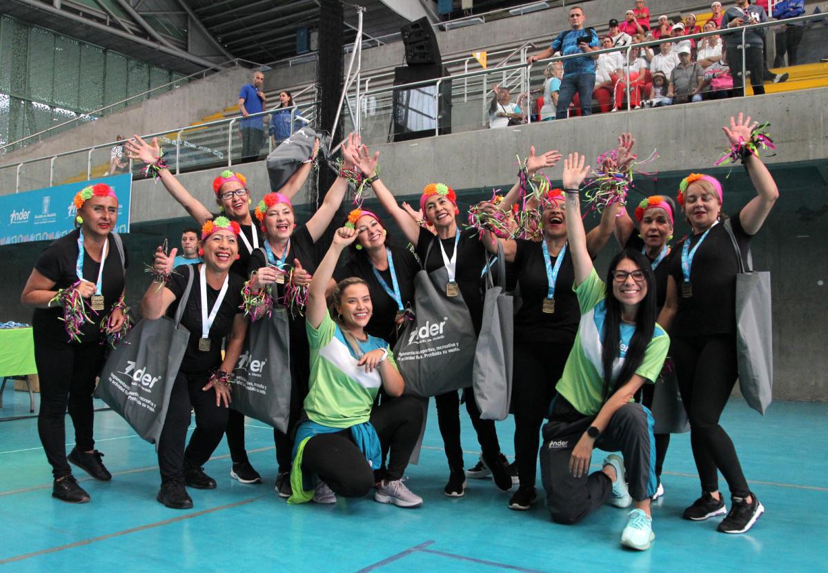 Con la participación de 1.428 personas mayores, Medellín clausuró los Juegos Deportivos y Recreativos 