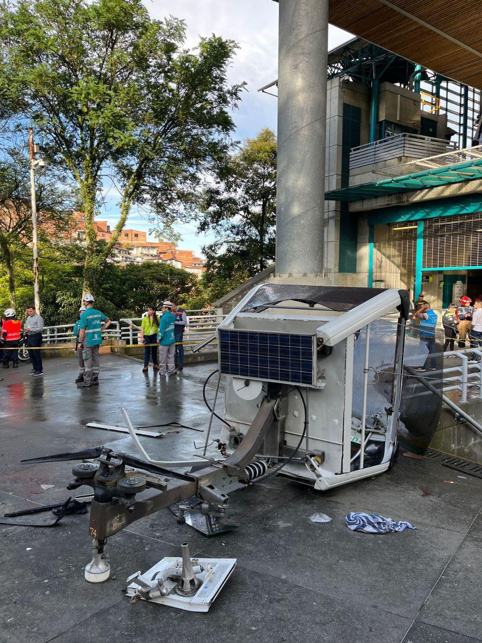 Tragedia en Medellín: Una Persona Muerta y Varias Heridas por Caída de Cabina del Metrocable