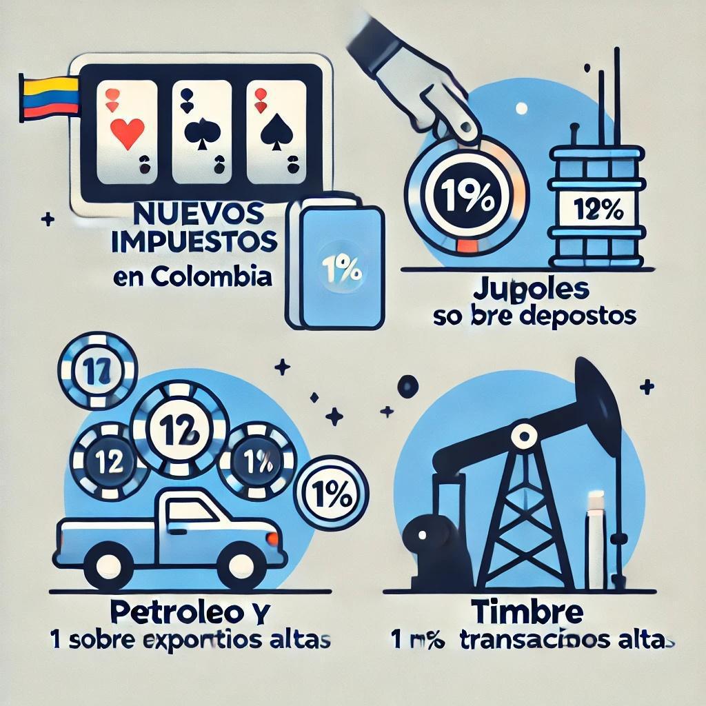 Gobierno impone nuevos gravámenes: juegos en línea, carbón y petróleo, y timbre nacional tendrán tasas adicionales Gobierno impone nuevos gravámenes: juegos en línea, carbón y petróleo, y timbre nacional tendrán tasas adicionales