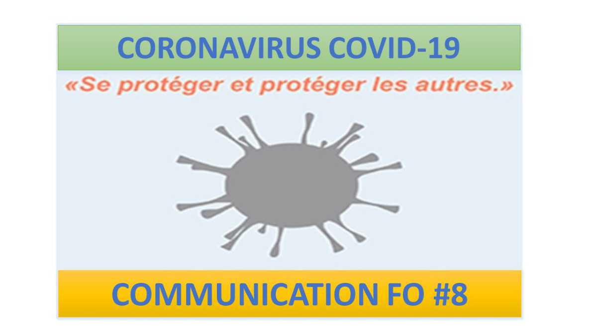 Crise Covid-19. Message FO #9 (Retour du CSEC du 7 mai)