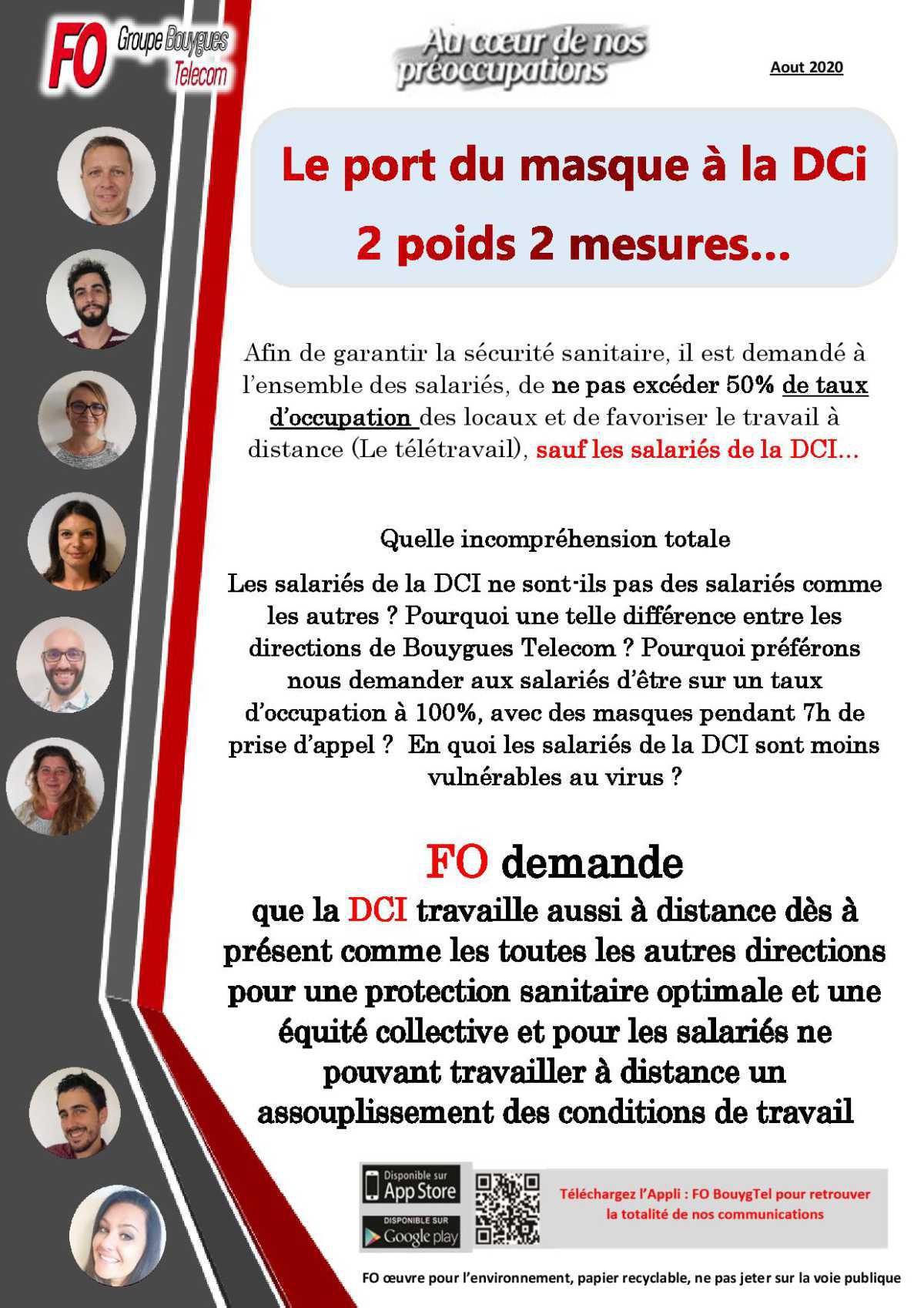 TRACT " PORT DU MASQUE A LA DCI"