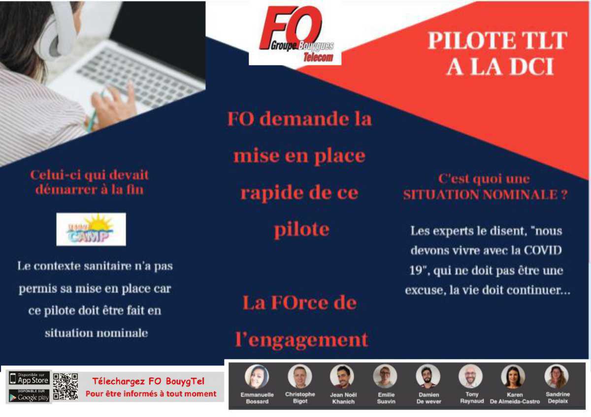 TRACT PILOTE TLT DCI 