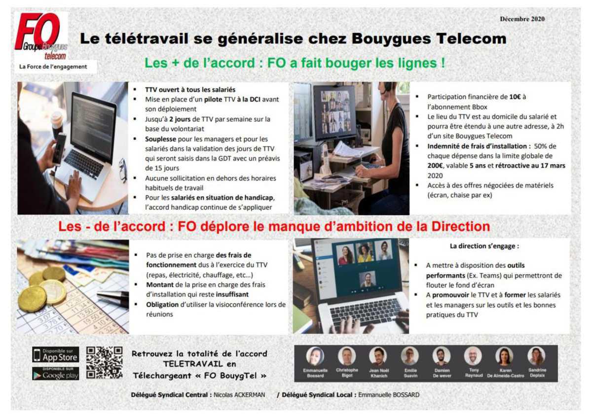 Tract "Le TTV se généralise chez Bouygues Telecom"