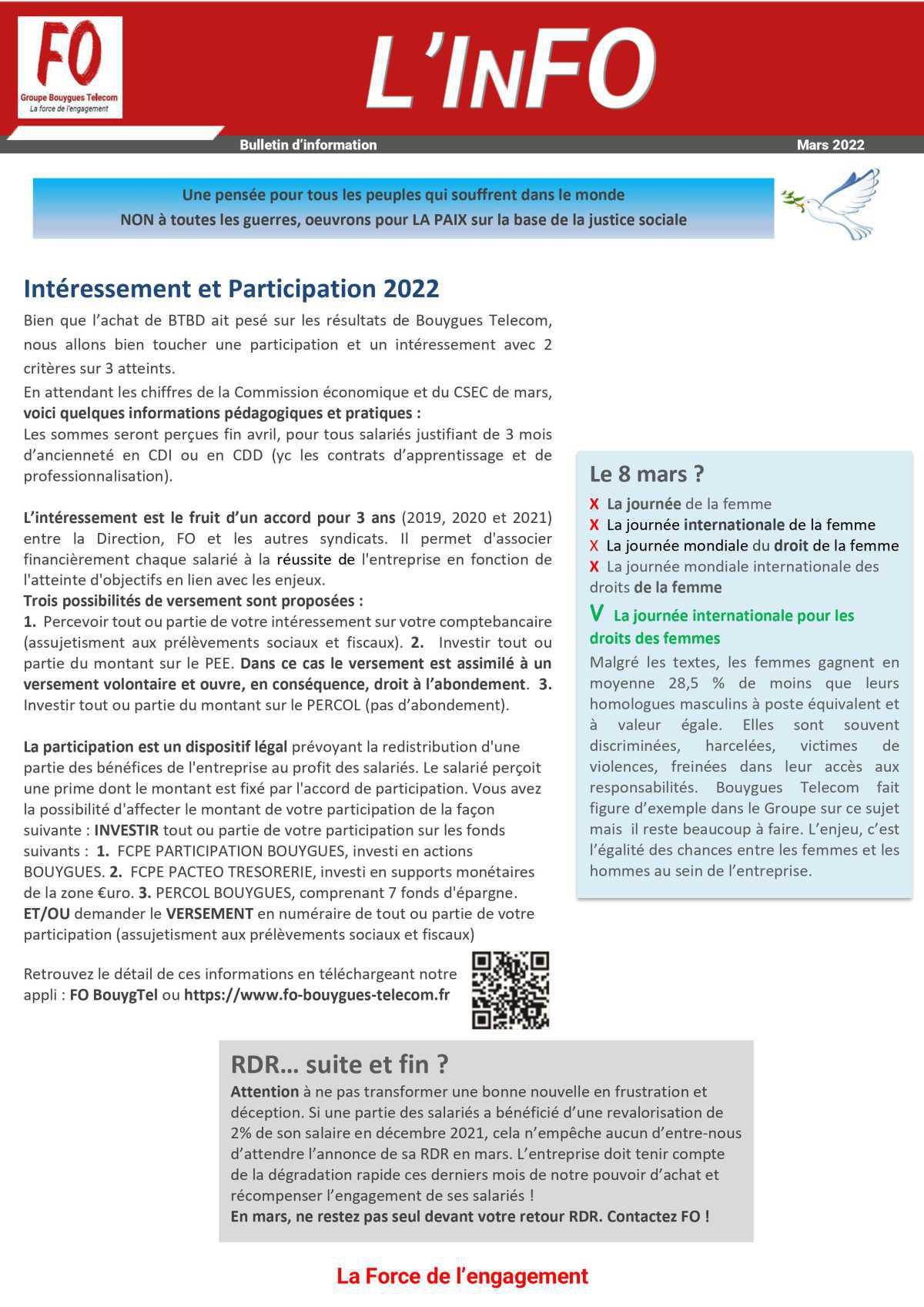 Bulletin "L'inFO" mars 2022