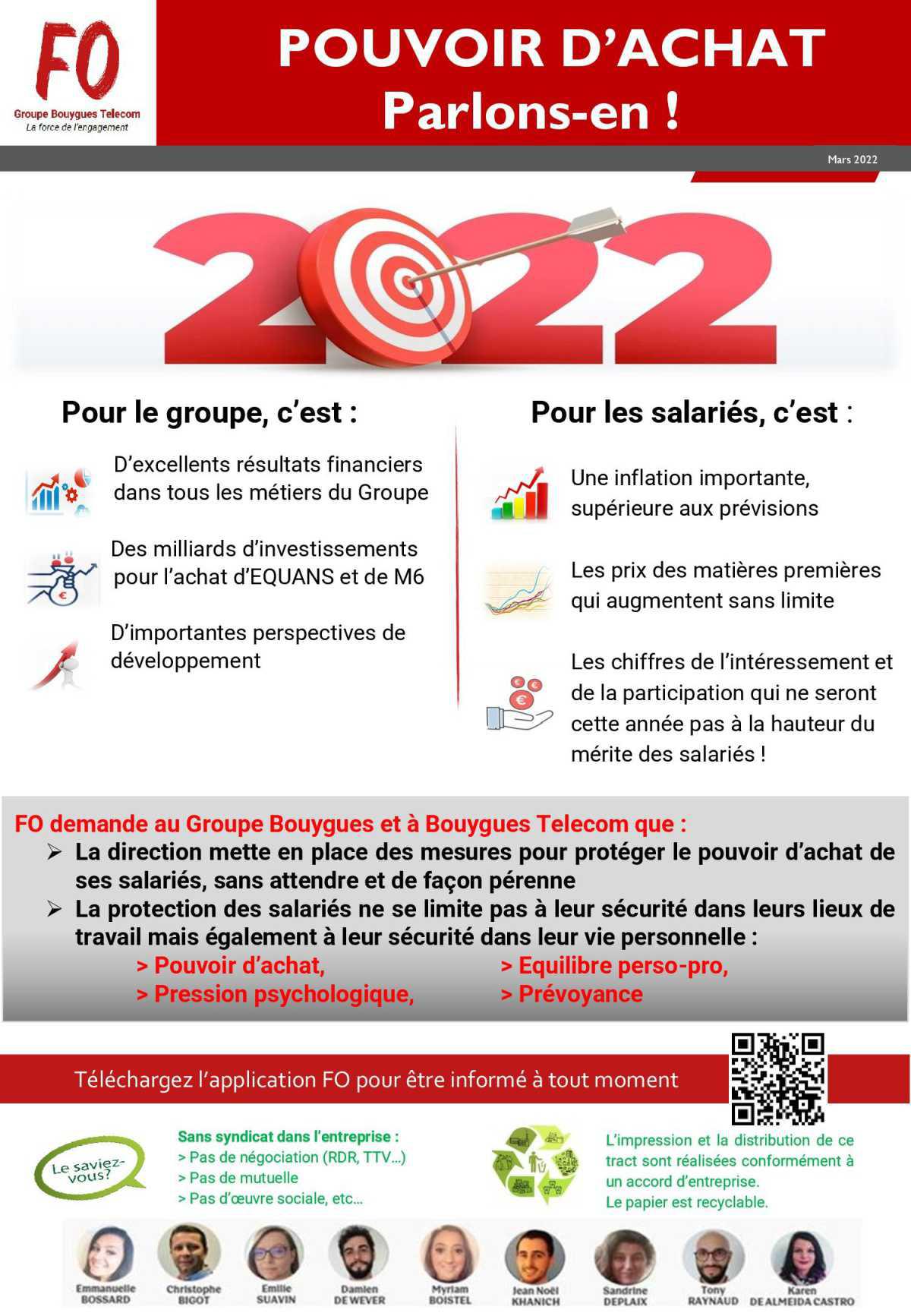 Tract "Pouvoir d'achat"