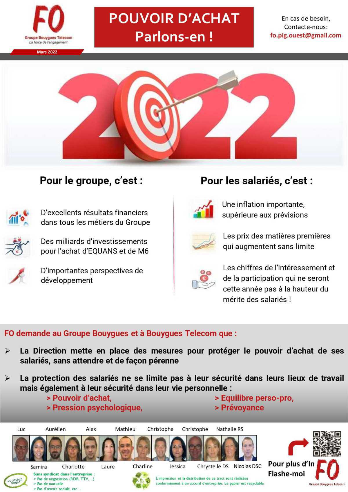 Tract "Pouvoir d'achat"