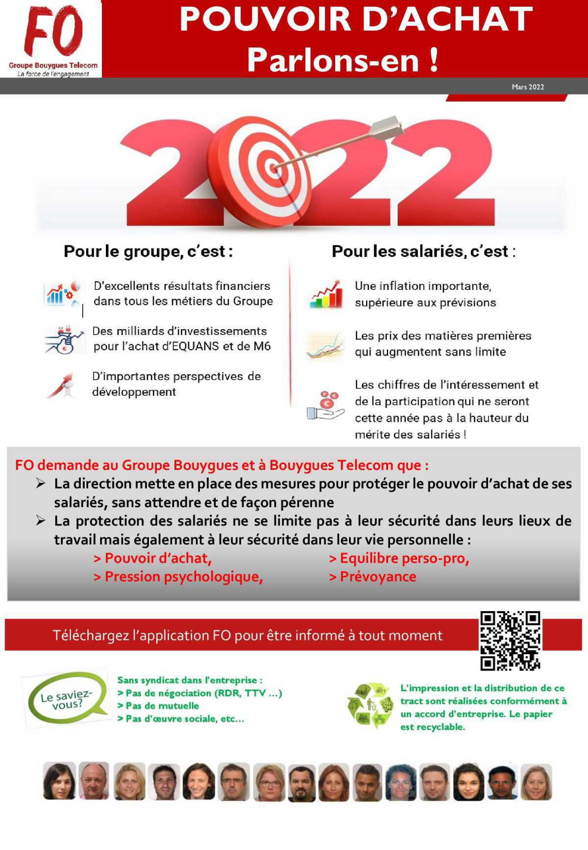 Tract "Pouvoir d'achat" 