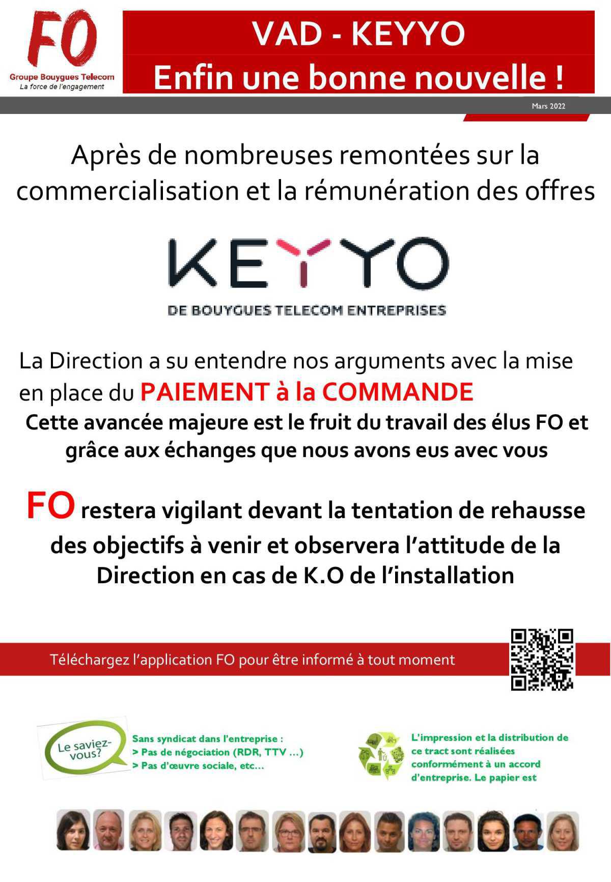 Enfin, une bonne nouvelle pour la VAD vs KEYYO !