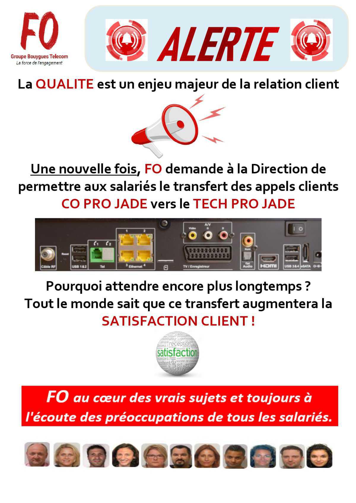 LA QUALITE, un enjeu pour la relation client... 