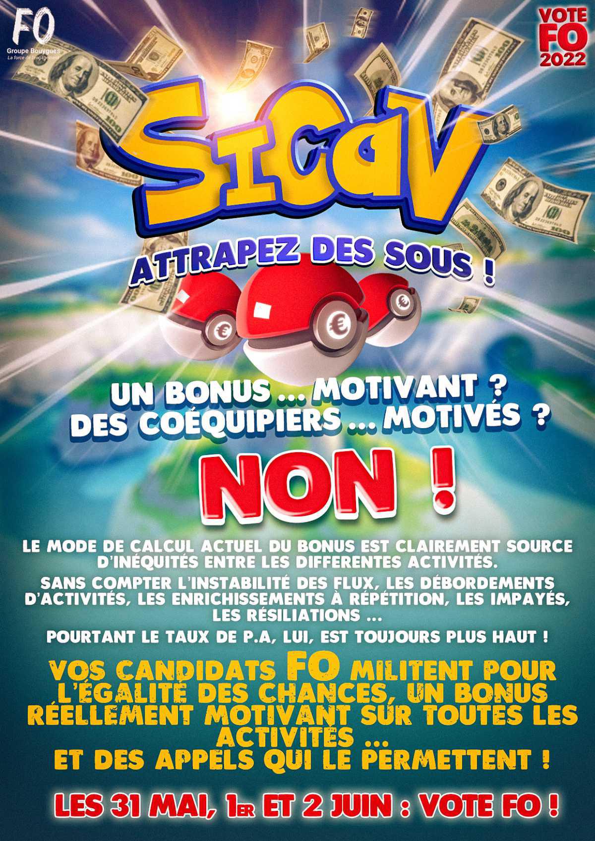 Tract "SICAV : Attrapez des sous !"