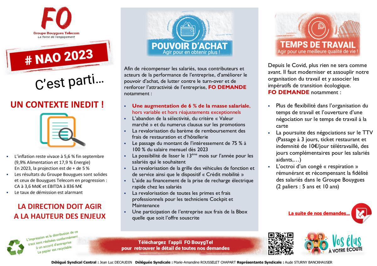 NAO 2023 : C'est parti