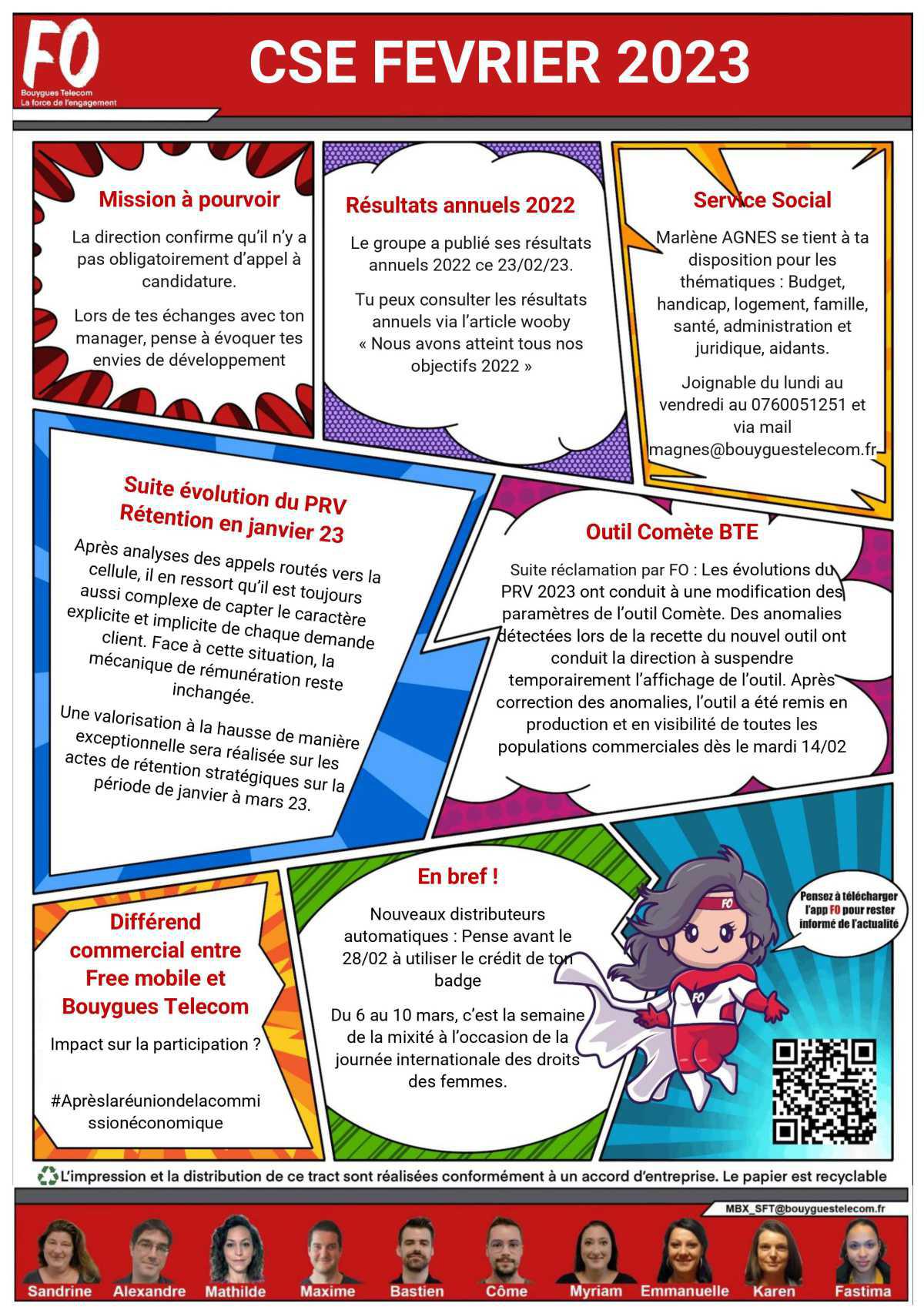 Tract "Sortie CSE TOURS Février 23"