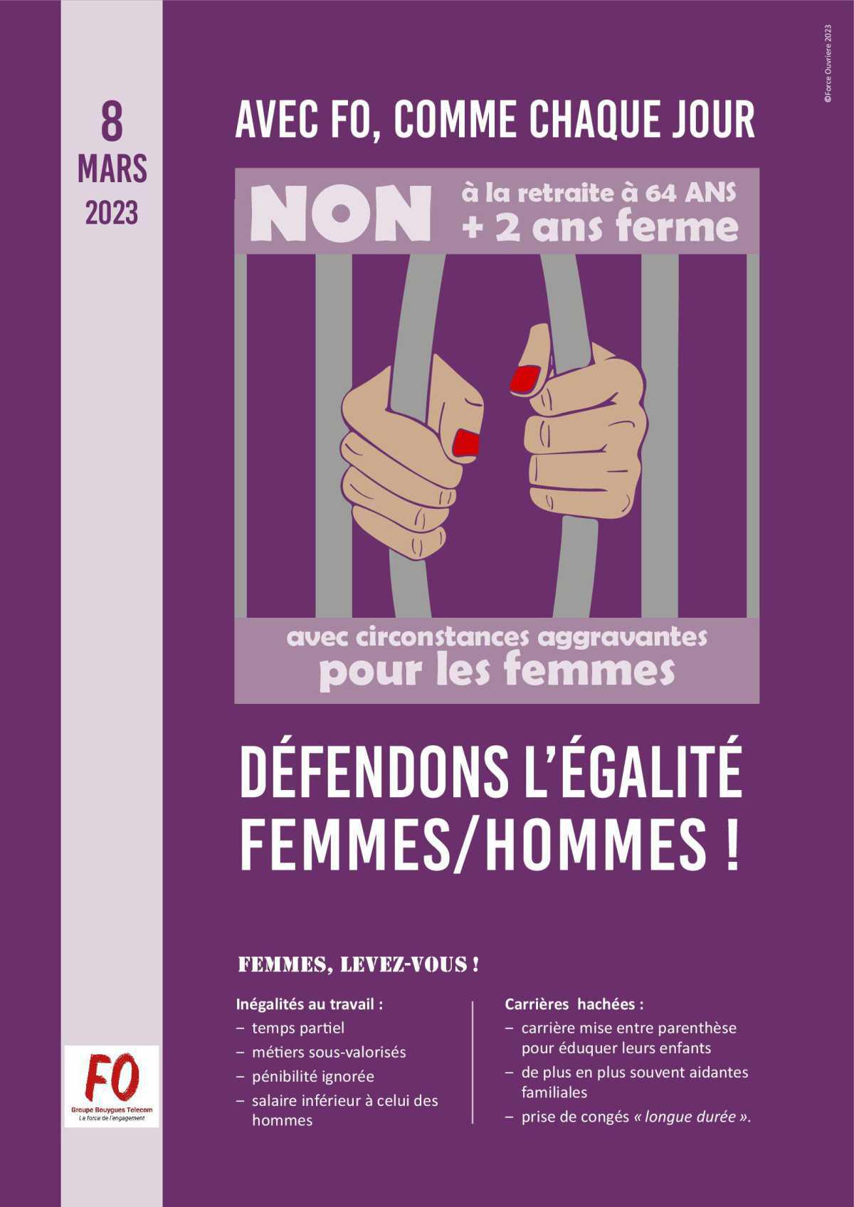 #8 mars : Une journée de lutte pour les femmes... 