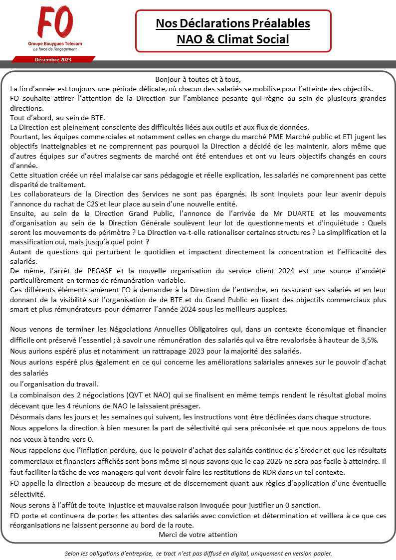 Tract "Sortie CSE Décembre 23"