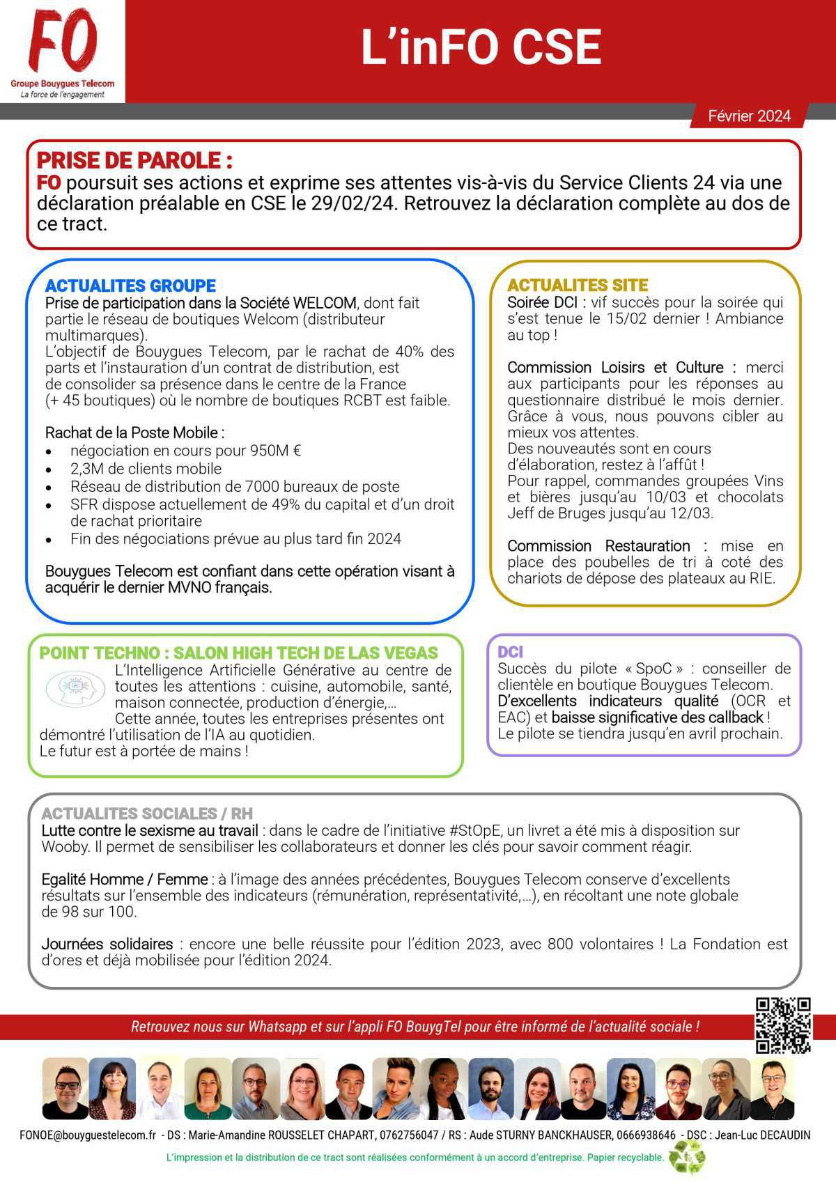 L'inFO CSE Février 2024