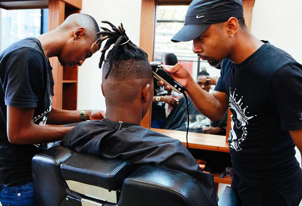 From A drug infested Porch to Top Class celebrity barbershops