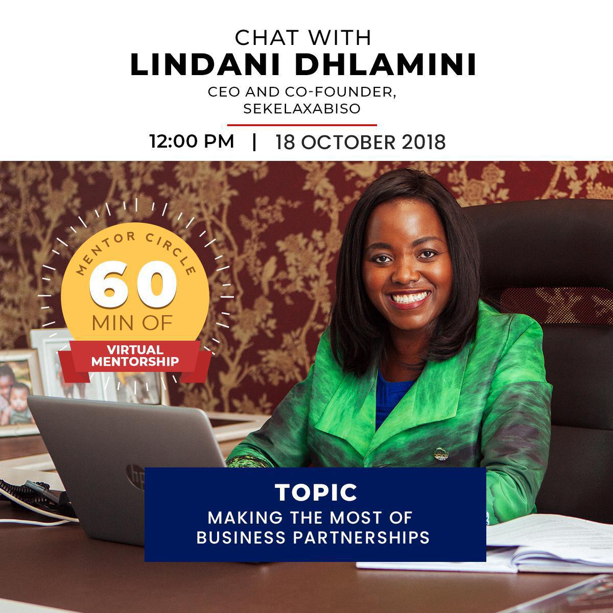 60 Minutes Thriving.Network Mentorship with Lindani Dhlamini