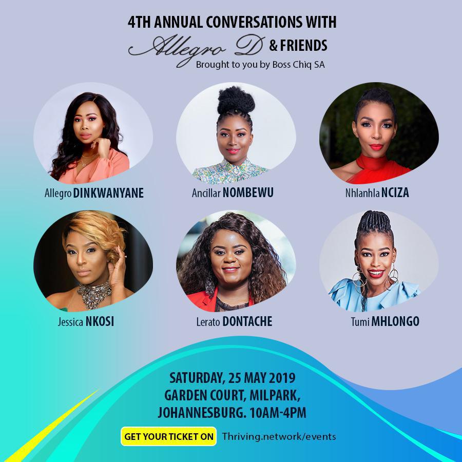 Conversations with Allegro D & Friends - Johannesburg Conversations with Allegro D & Friends - Johannesburg