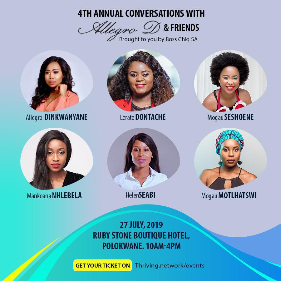 Conversations with Allegro D & Friends - Polokwane Conversations with Allegro D & Friends - Polokwane