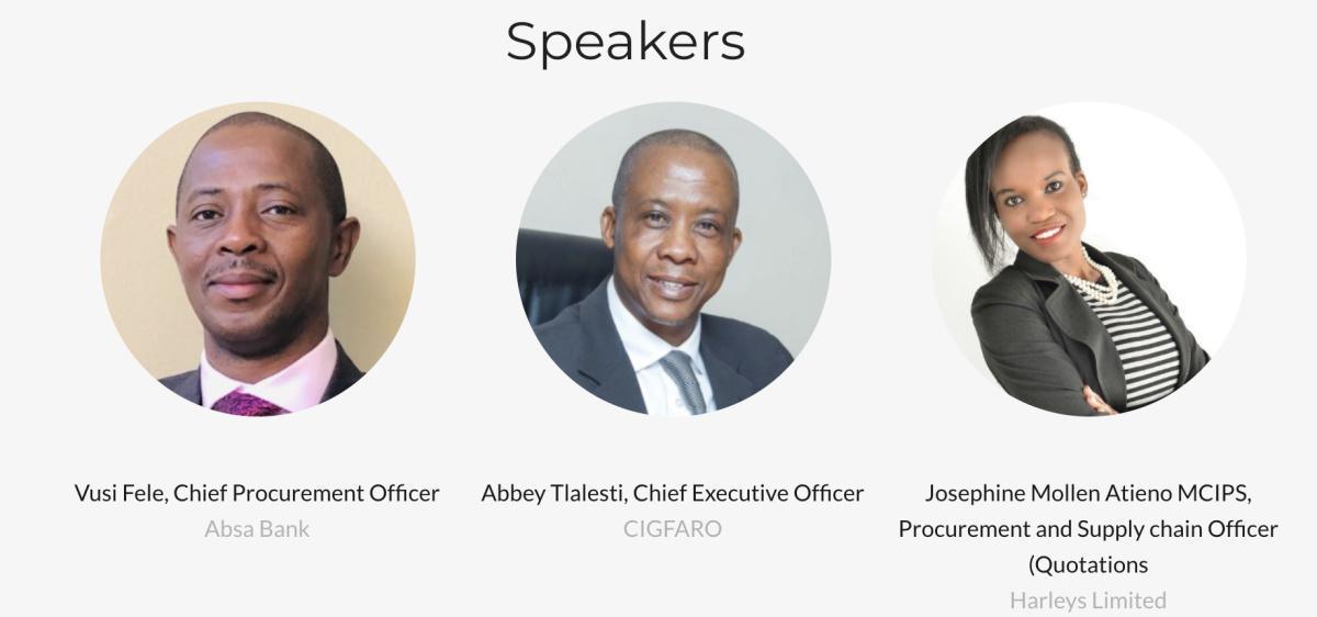 Smart procurement World Indaba 2019