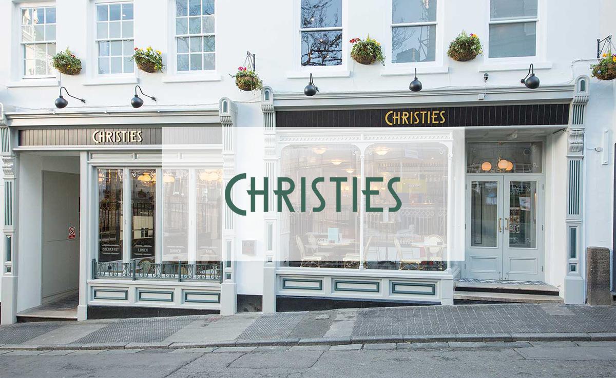 Christies Brasserie Desserts & Coffees Menu