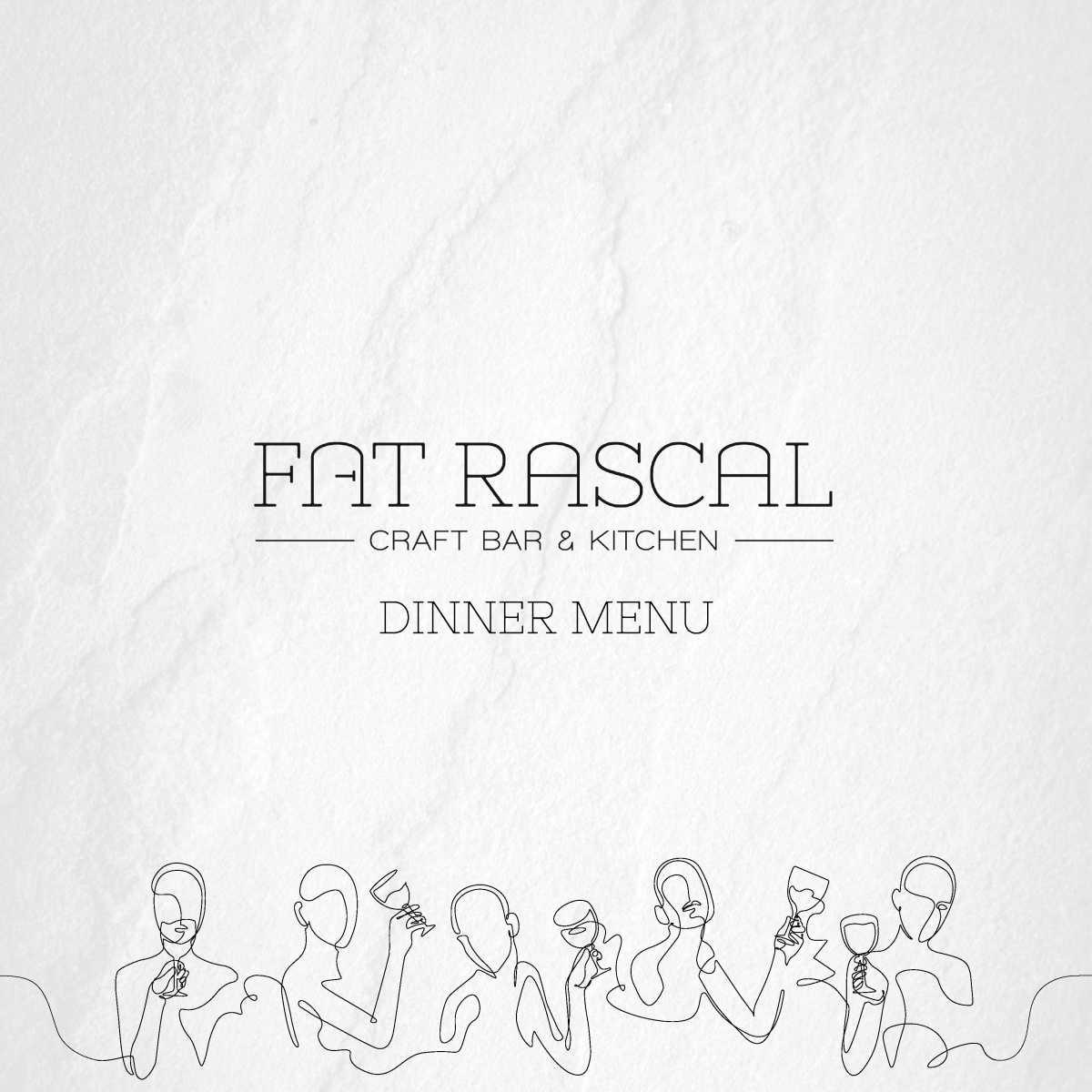 Fat Rascal - Dinner Menu