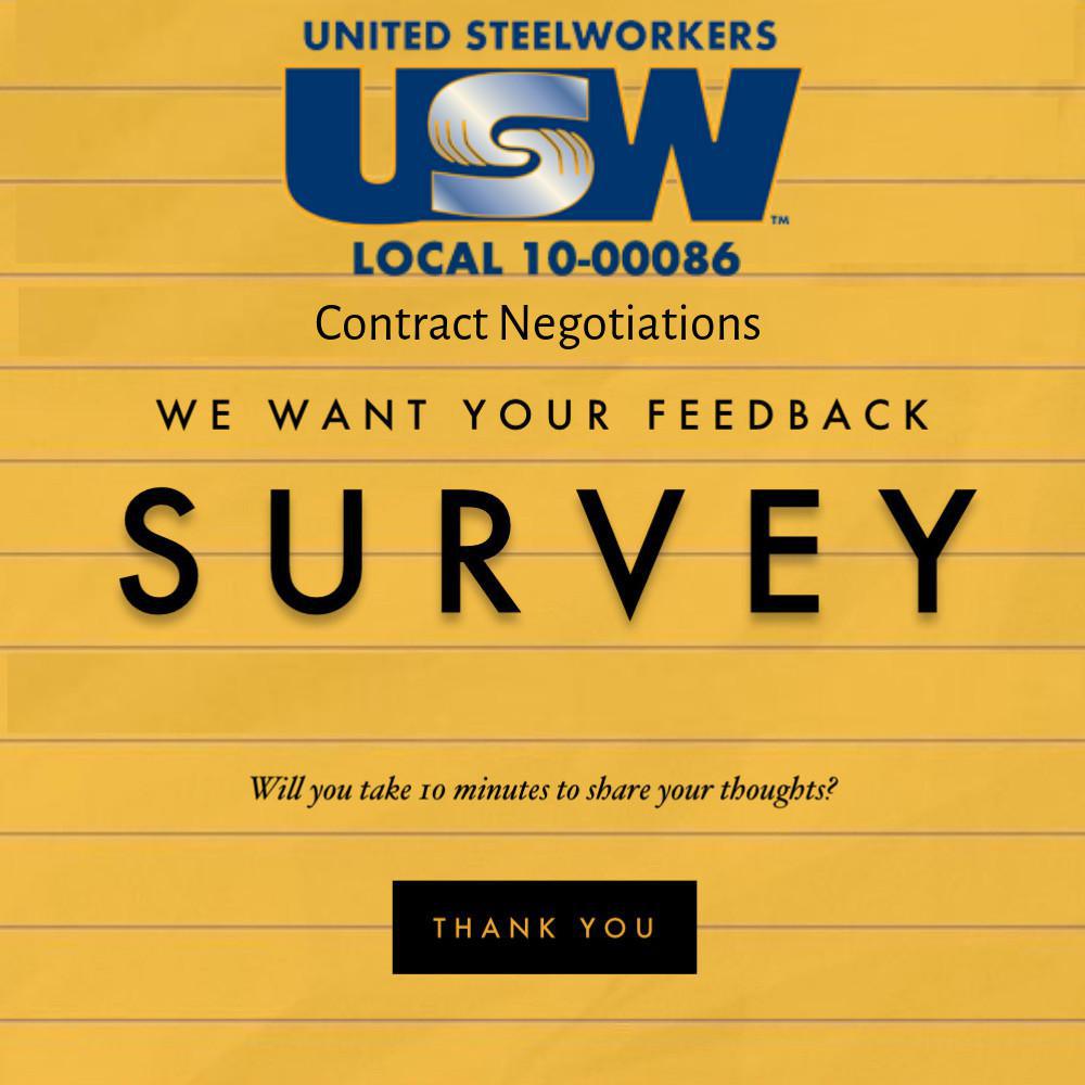 Upcoming Contract Negotiations Survey.