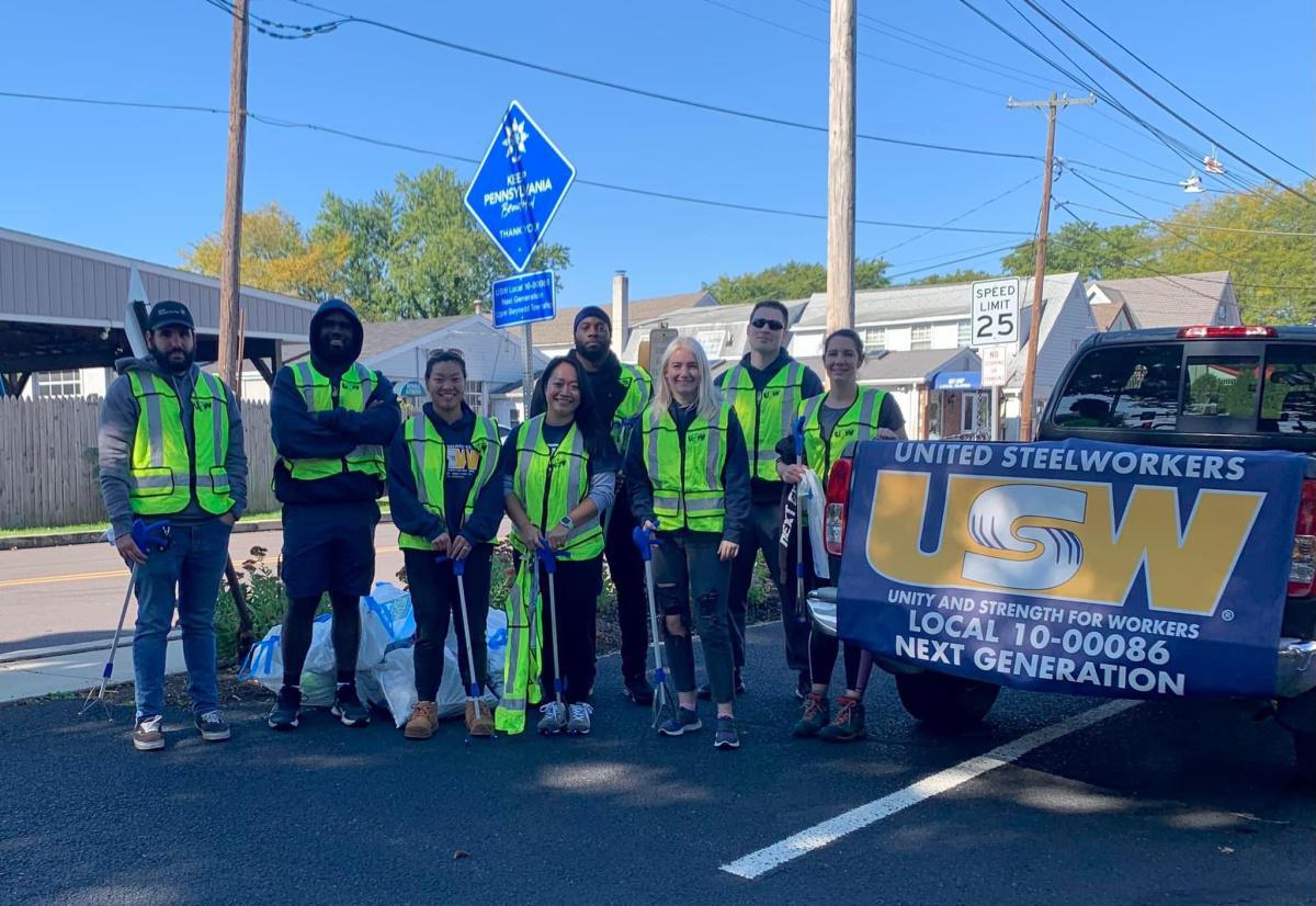USW Next Generation Roadside Cleanup.