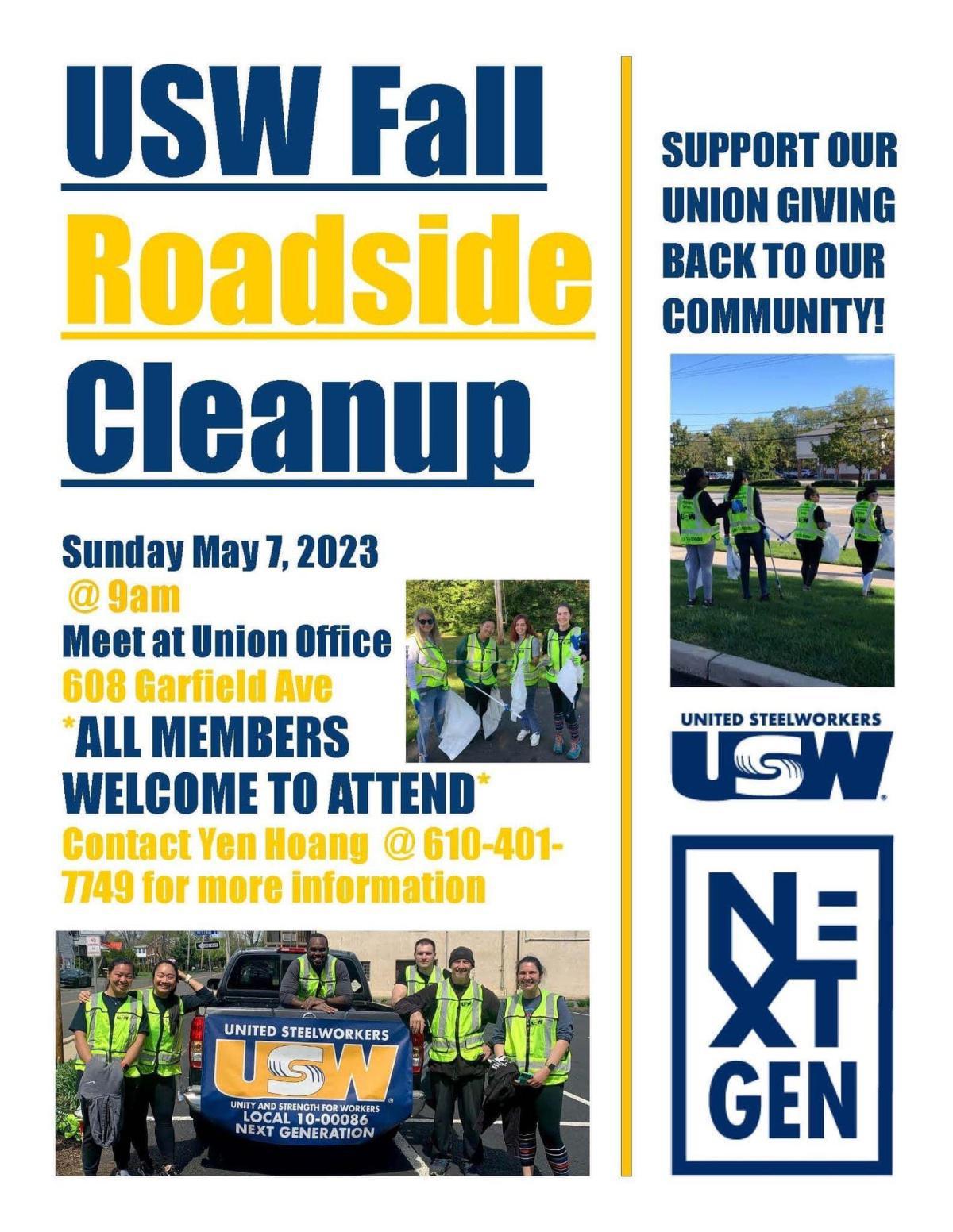 This Sunday Roadside Cleanup With NextGen