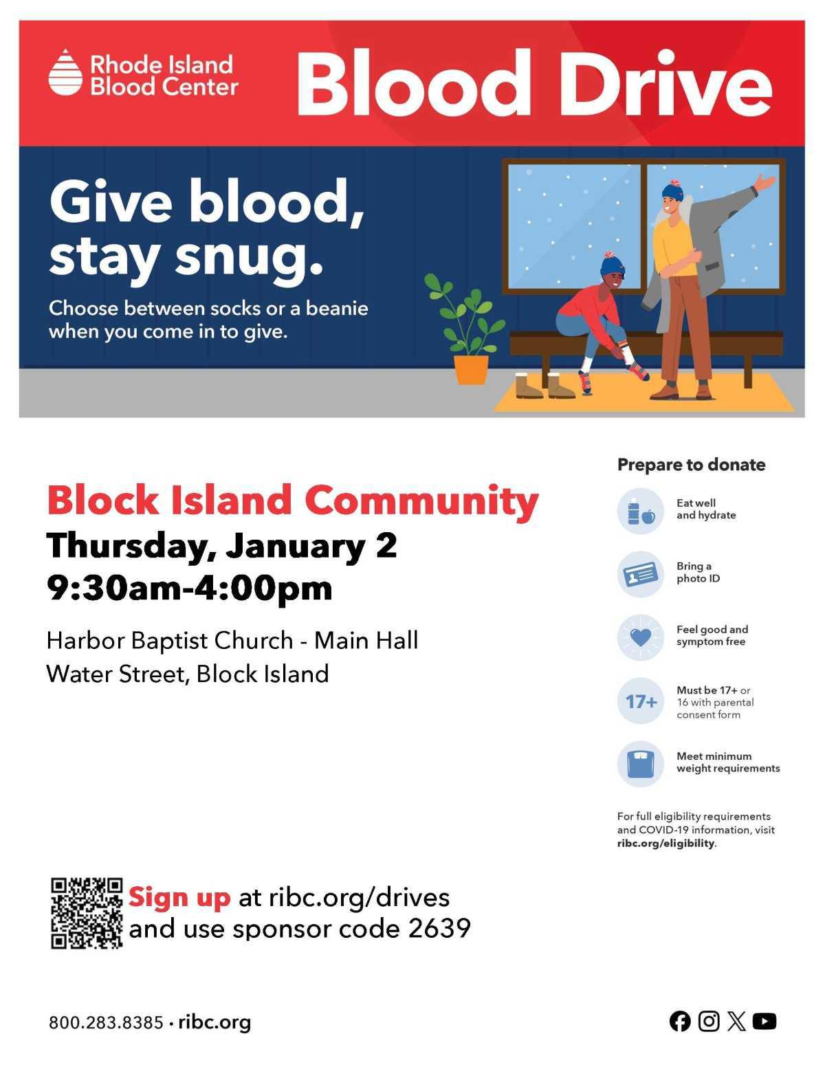 Rhode Island Blood Drive at Harbor Church