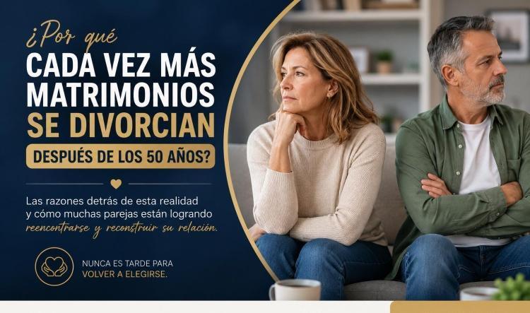    ¿Por qué cada vez más matrimonios se divorcian después de los 50 años? 