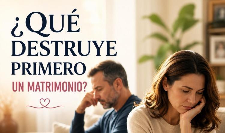 ¿Qué destruye primero un matrimonio?