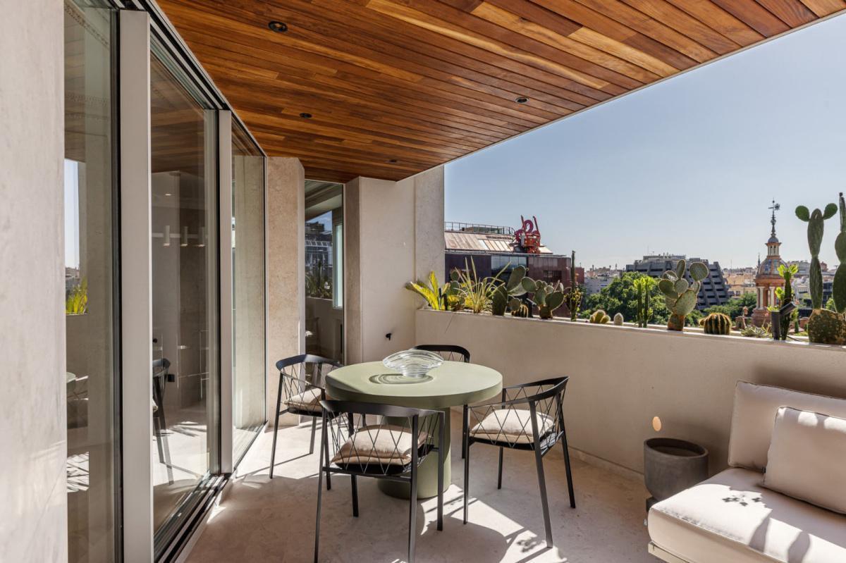 Exclusiva vivienda de lujo con terraza en Serrano 63