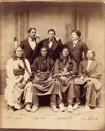 Portrait de groupe avec Sitting Bull